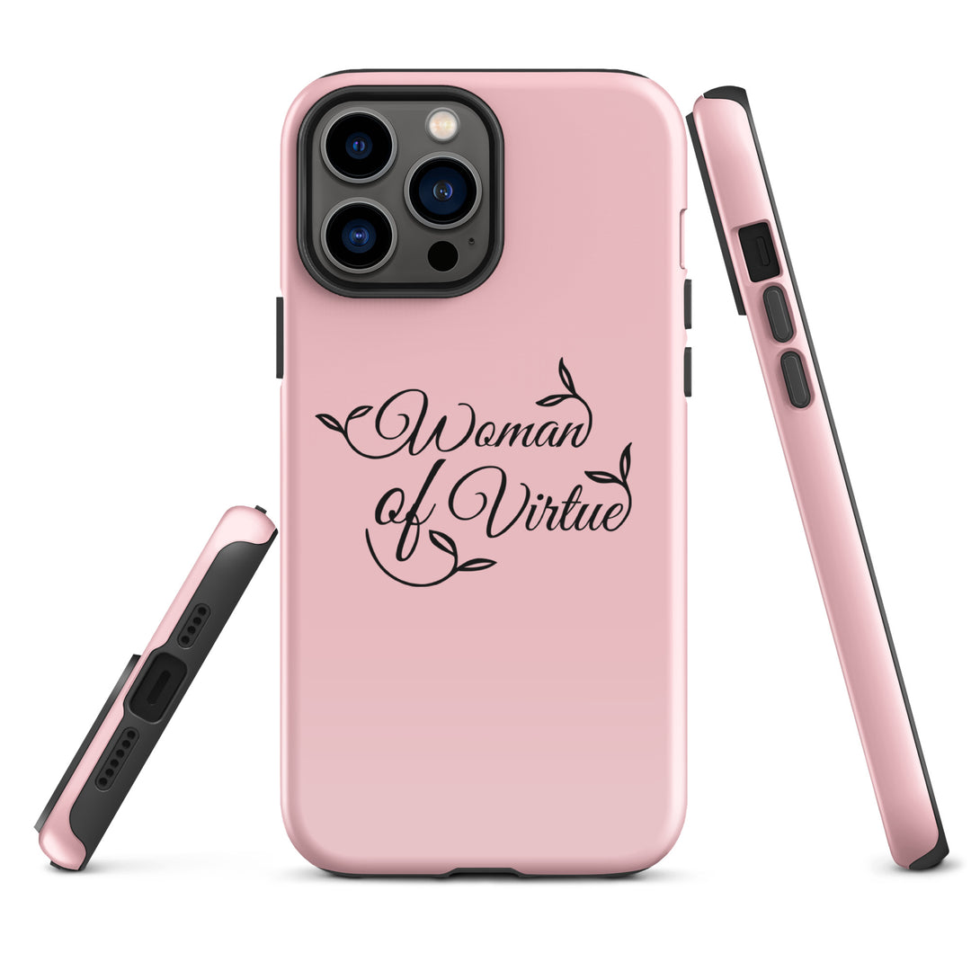 Christian Phone Case Woman of Virtue Pink for iPhone® iPhone® Phone Cases   