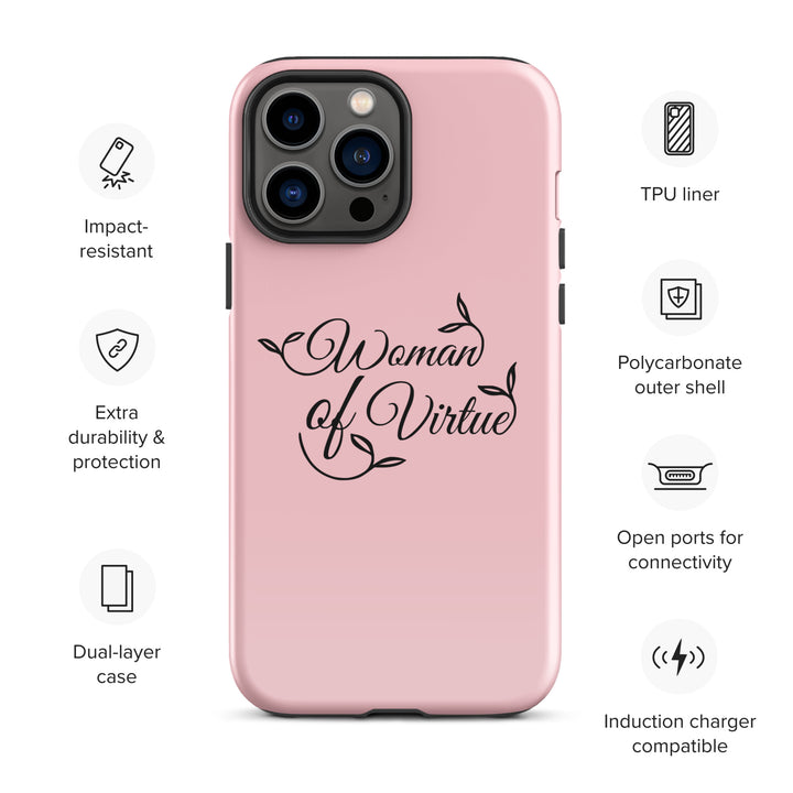 Christian Phone Case Woman of Virtue Pink for iPhone® iPhone® Phone Cases   