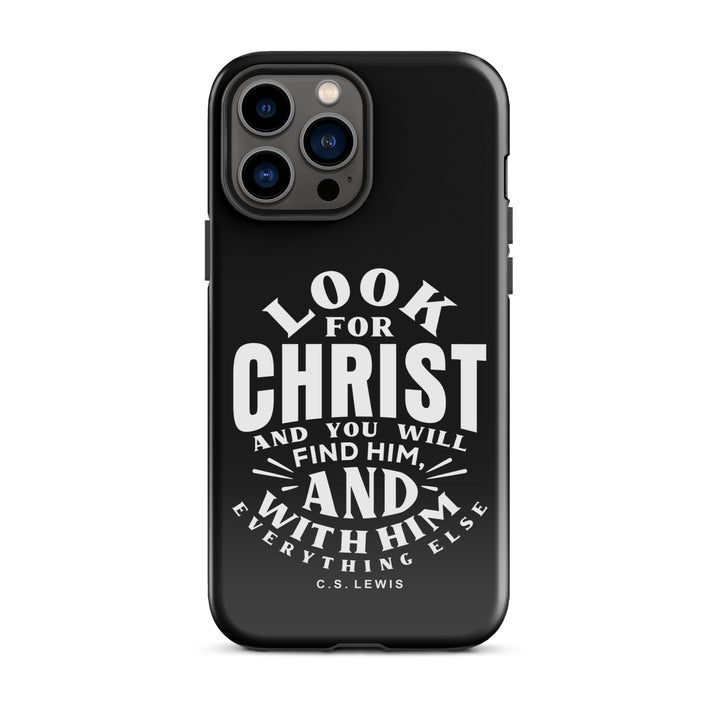 Christian Phone Case Look For Christ Black for iPhone® iPhone® Phone Cases Glossy iPhone 13 Pro Max 