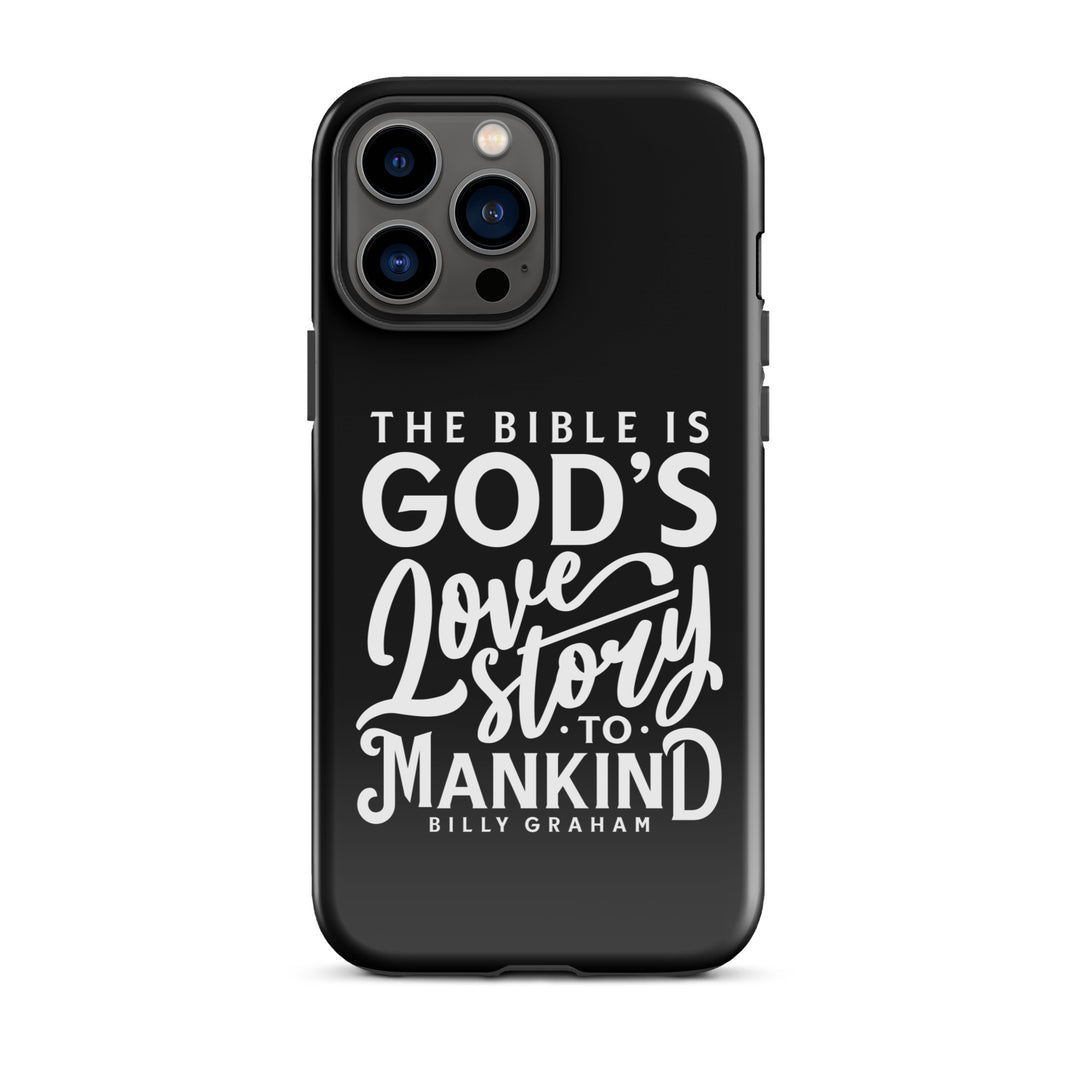 Christian Phone Case God's Love Story Black for iPhone® iPhone® Phone Cases Glossy iPhone 13 Pro Max 