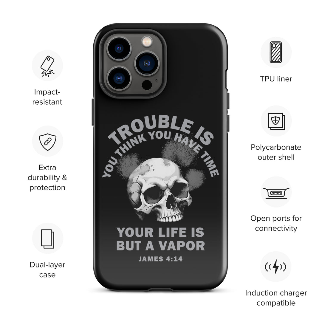 Christian Phone Case Life Is Vapor Black for iPhone® iPhone® Phone Cases   