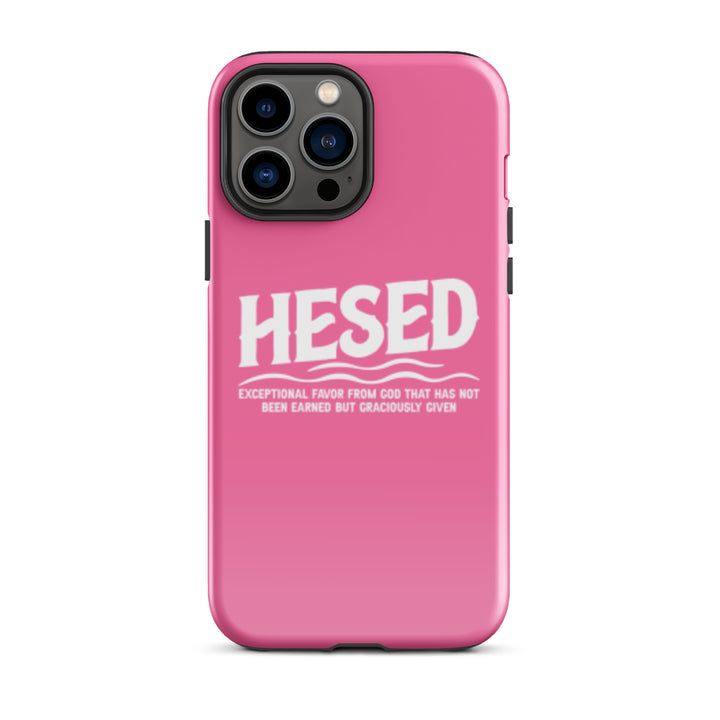 Christian Phone Case Hesed Exceptional Favor Pink for iPhone® iPhone® Phone Cases Glossy iPhone 13 Pro Max 