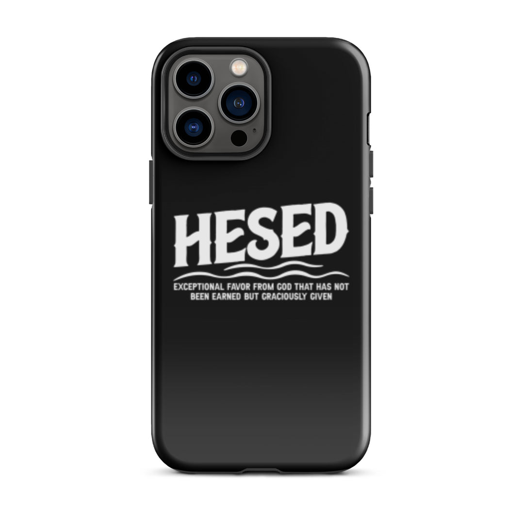 Christian Phone Case Hesed Exceptional Favor Black for iPhone® iPhone® Phone Cases Glossy iPhone 13 Pro Max 