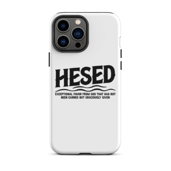 Christian Phone Case Hesed Exceptional Favor White for iPhone® iPhone® Phone Cases Glossy iPhone 13 Pro Max 