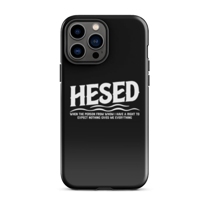 Christian Phone Case Hesed Everything Black for iPhone® iPhone® Phone Cases Glossy iPhone 13 Pro Max 