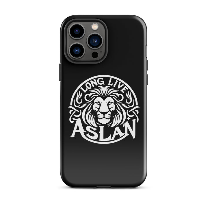 Christian Phone Case Long Live Aslan Black for iPhone® iPhone® Phone Cases Glossy iPhone 13 Pro Max 