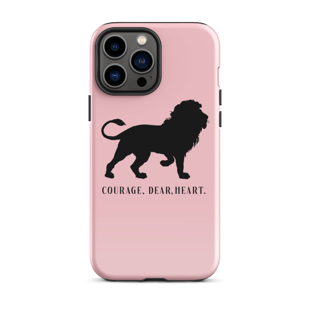 Christian Phone Case Courage Dear Heart Pink for iPhone® iPhone® Phone Cases Glossy iPhone 13 Pro Max 