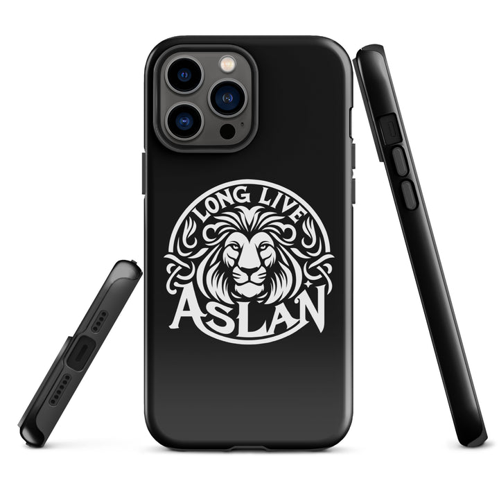 Christian Phone Case Long Live Aslan Black for iPhone® iPhone® Phone Cases   