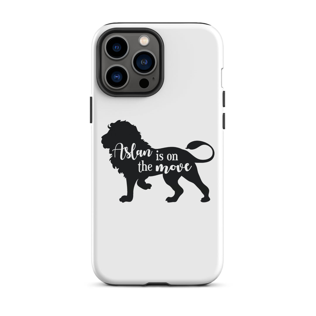 Christian Phone Case Aslan Is On The Move White for iPhone® iPhone® Phone Cases Glossy iPhone 13 Pro Max 