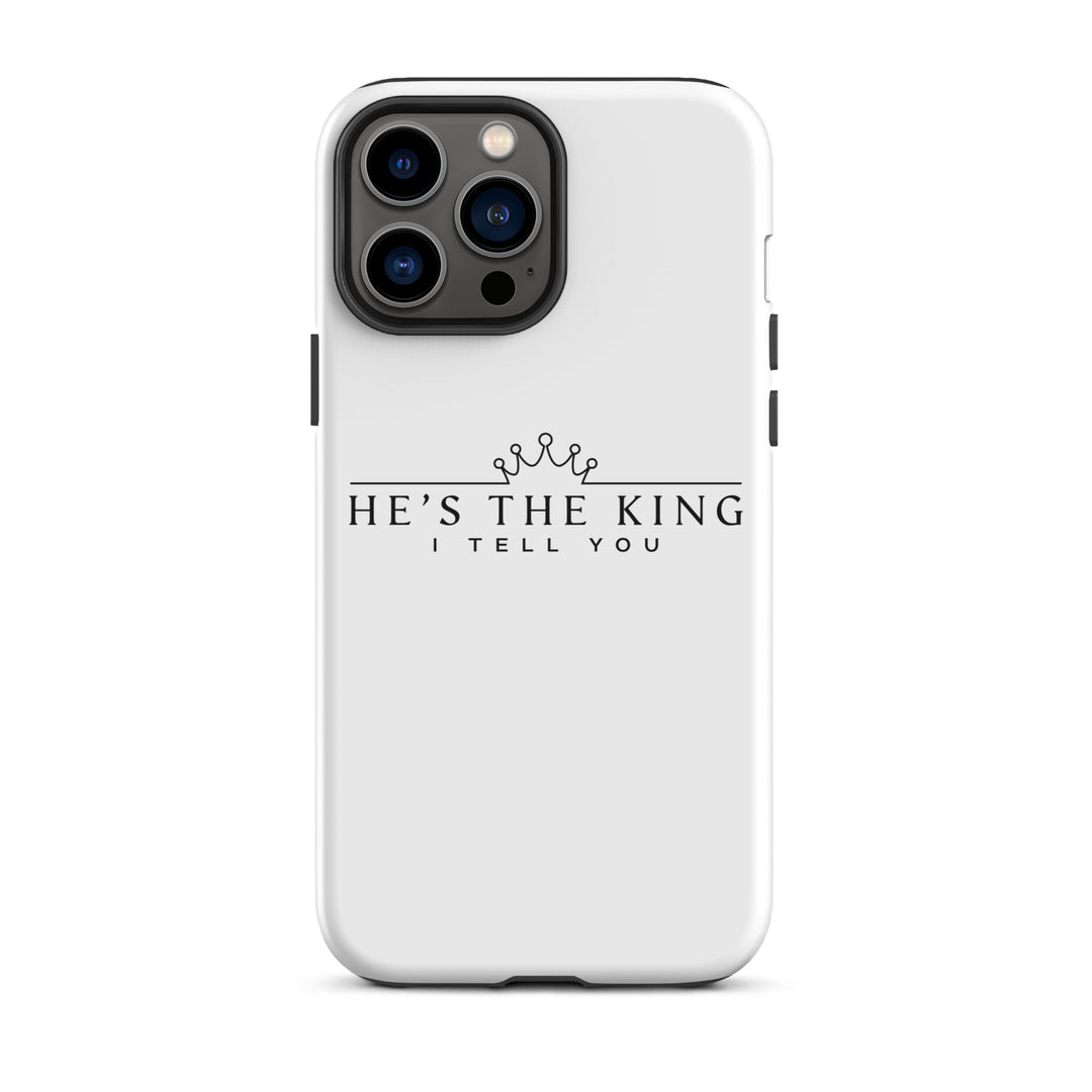 Christian Phone Case He's The King White for iPhone® iPhone® Phone Cases Glossy iPhone 13 Pro Max 