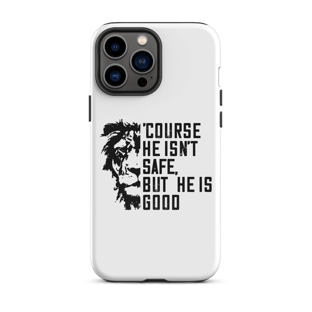 Christian Phone Case 'Course He Isn't Safe White for iPhone® iPhone® Phone Cases Glossy iPhone 13 Pro Max 