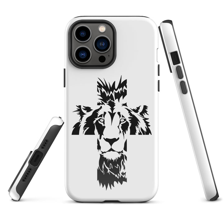 Christian Phone Case Aslan Cross White for iPhone® iPhone® Phone Cases   