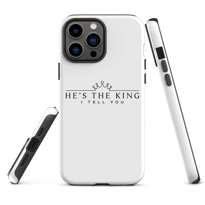 Christian Phone Case He's The King White for iPhone® iPhone® Phone Cases   