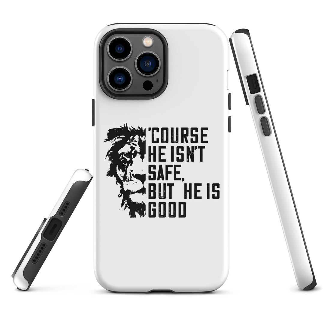 Christian Phone Case 'Course He Isn't Safe White for iPhone® iPhone® Phone Cases   