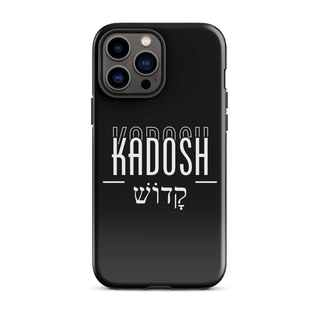 Christian Phone Case Kadosh Hebrew Black for iPhone® iPhone® Phone Cases Glossy iPhone 13 Pro Max 