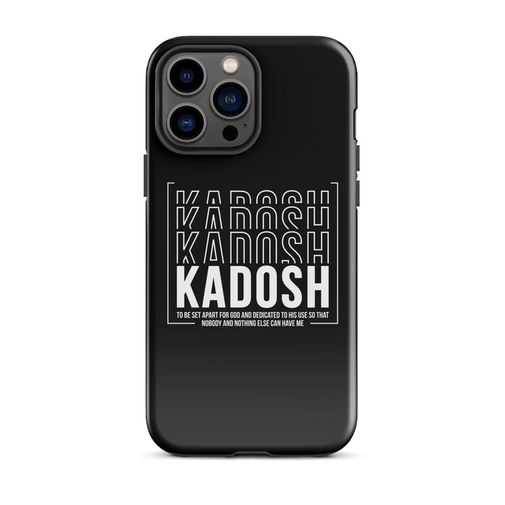 Christian Phone Case Kadosh Dedicated To His Use Black for iPhone® iPhone® Phone Cases Glossy iPhone 13 Pro Max 