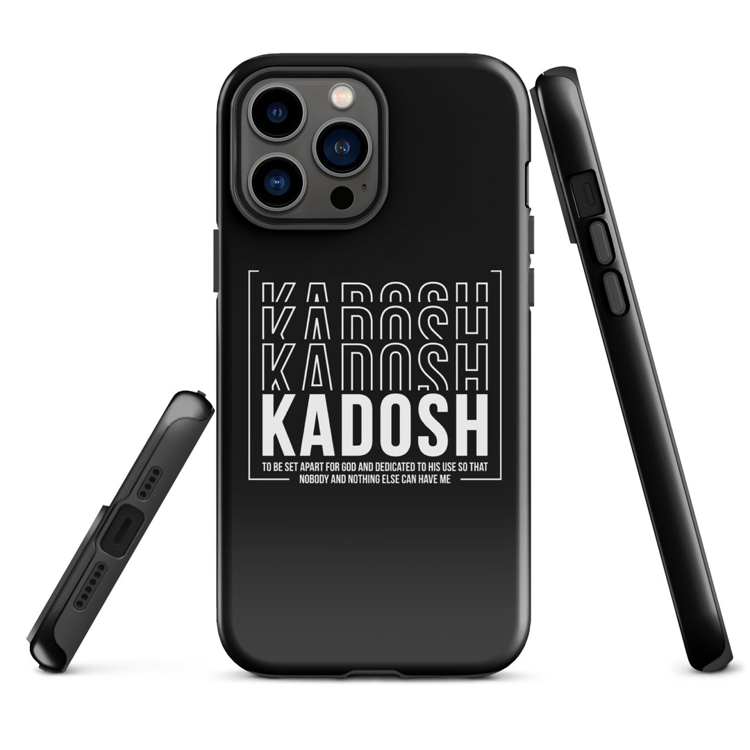 Christian Phone Case Kadosh Dedicated To His Use Black for iPhone® iPhone® Phone Cases   