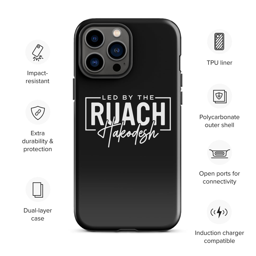 Christian Phone Case Led By Ruach Hakodesh Black for iPhone® iPhone® Phone Cases   