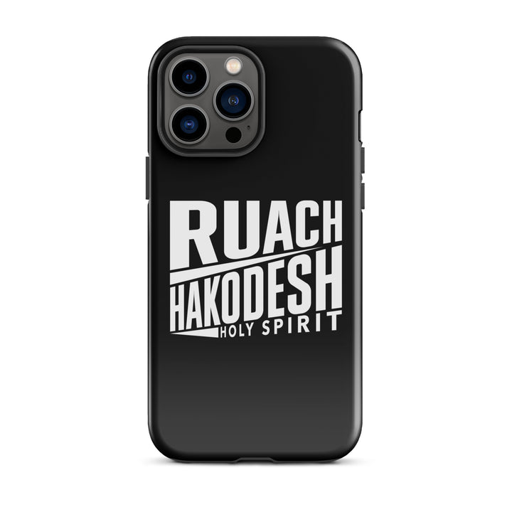 Christian Phone Case Ruach Hakodesh Holy Spirit Black for iPhone® iPhone® Phone Cases Glossy iPhone 13 Pro Max 