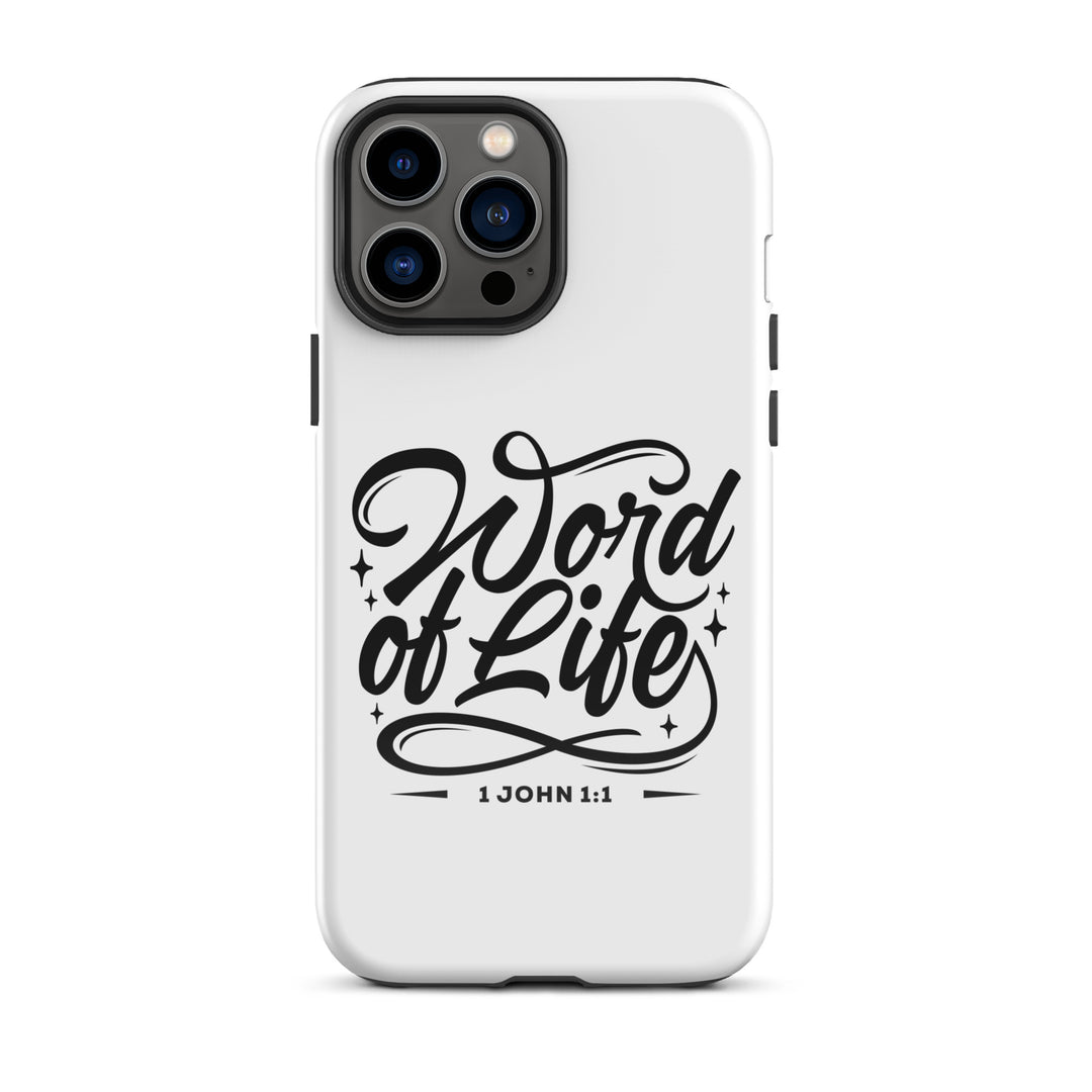 Christian Phone Case Word of Life White for iPhone® iPhone® Phone Cases Glossy iPhone 13 Pro Max 