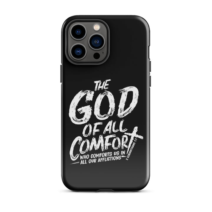 Christian Phone Case God of All Comfort Black for iPhone® iPhone® Phone Cases Glossy iPhone 13 Pro Max 