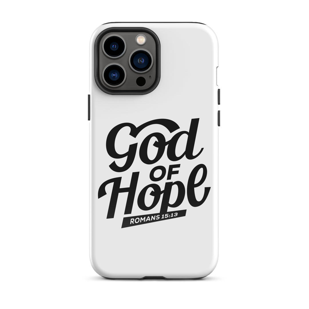 Christian Phone Case God of Hope White for iPhone® iPhone® Phone Cases Glossy iPhone 13 Pro Max 