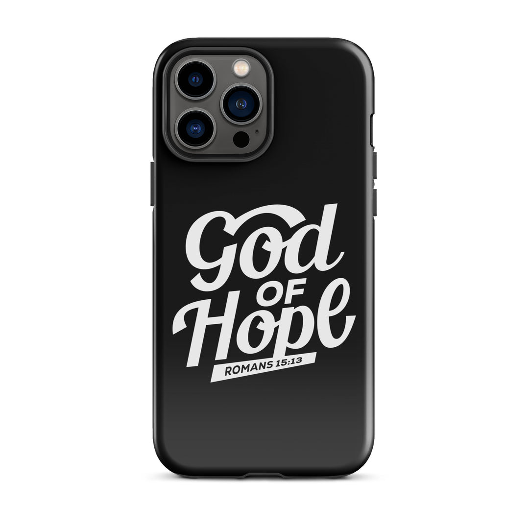 Christian Phone Case God of Hope Black for iPhone® iPhone® Phone Cases Glossy iPhone 13 Pro Max 