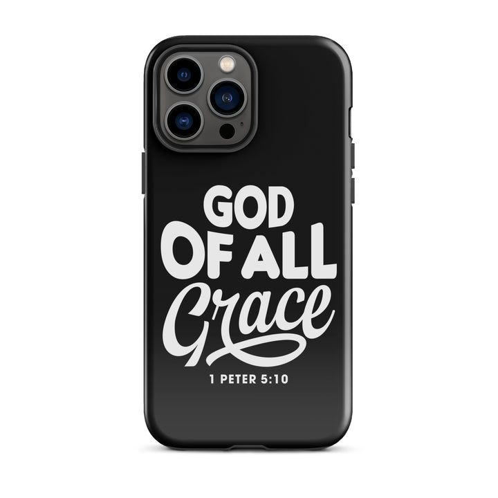 Christian Phone Case God of All Grace Black for iPhone® iPhone® Phone Cases Glossy iPhone 13 Pro Max 