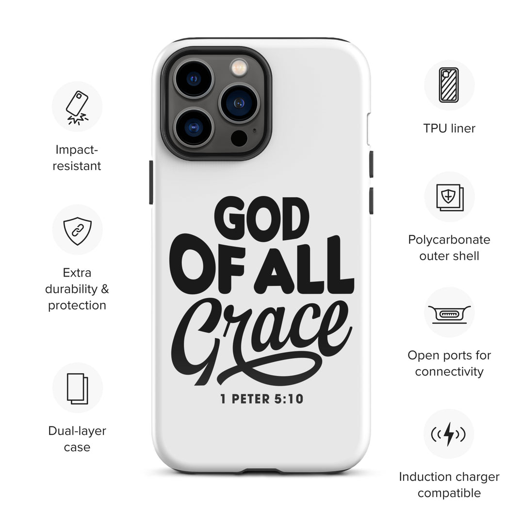 Christian Phone Case God of All Grace White for iPhone® iPhone® Phone Cases   