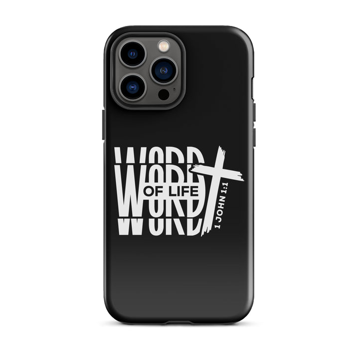 Christian Phone Case Word of Life Black for iPhone® iPhone® Phone Cases Glossy iPhone 13 Pro Max 