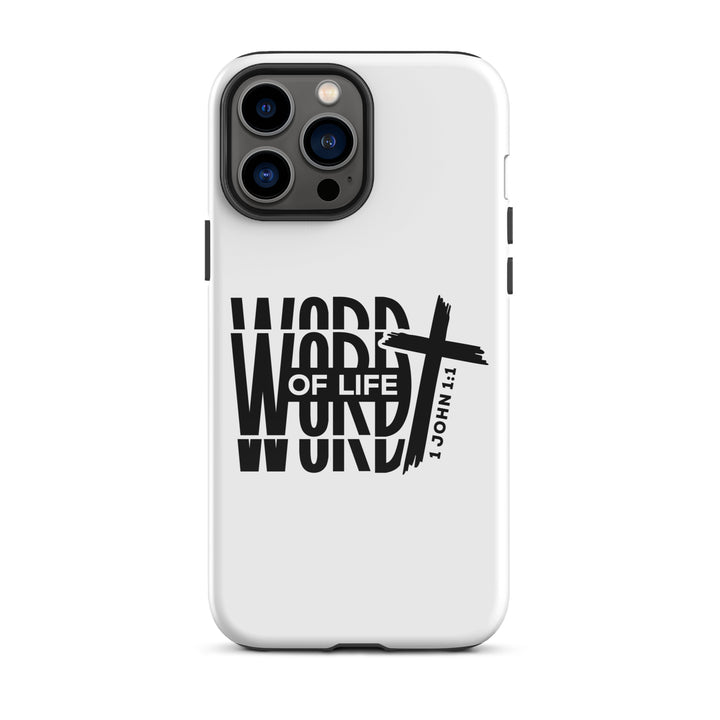 Christian Phone Case Word of Life White for iPhone® iPhone® Phone Cases Glossy iPhone 13 Pro Max 