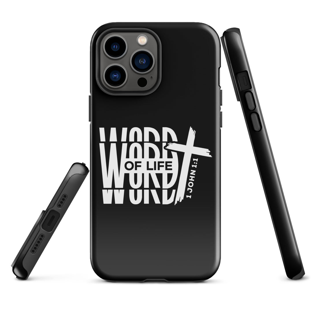 Christian Phone Case Word of Life Black for iPhone® iPhone® Phone Cases   