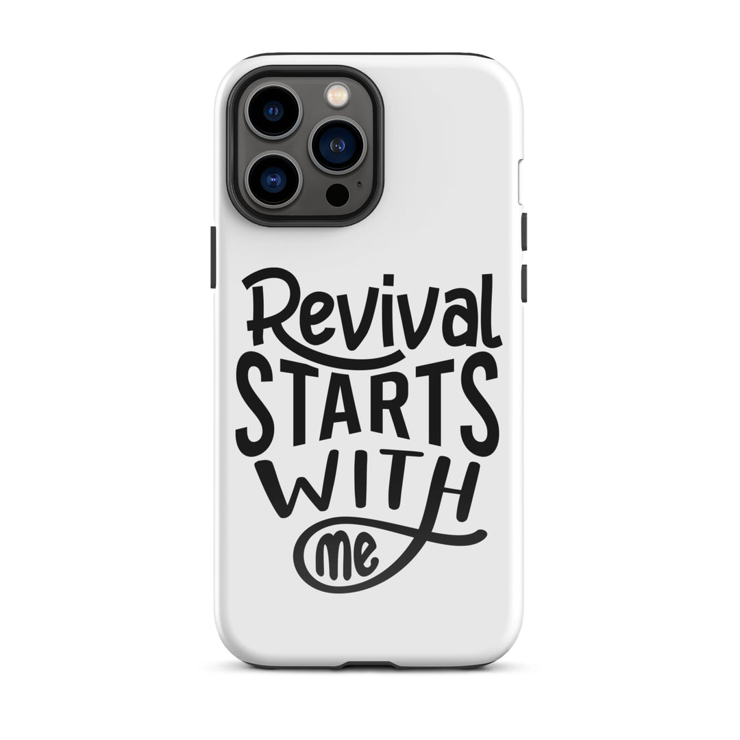 Christian Phone Case Revival Starts With Me White for iPhone® iPhone® Phone Cases Glossy iPhone 13 Pro Max 