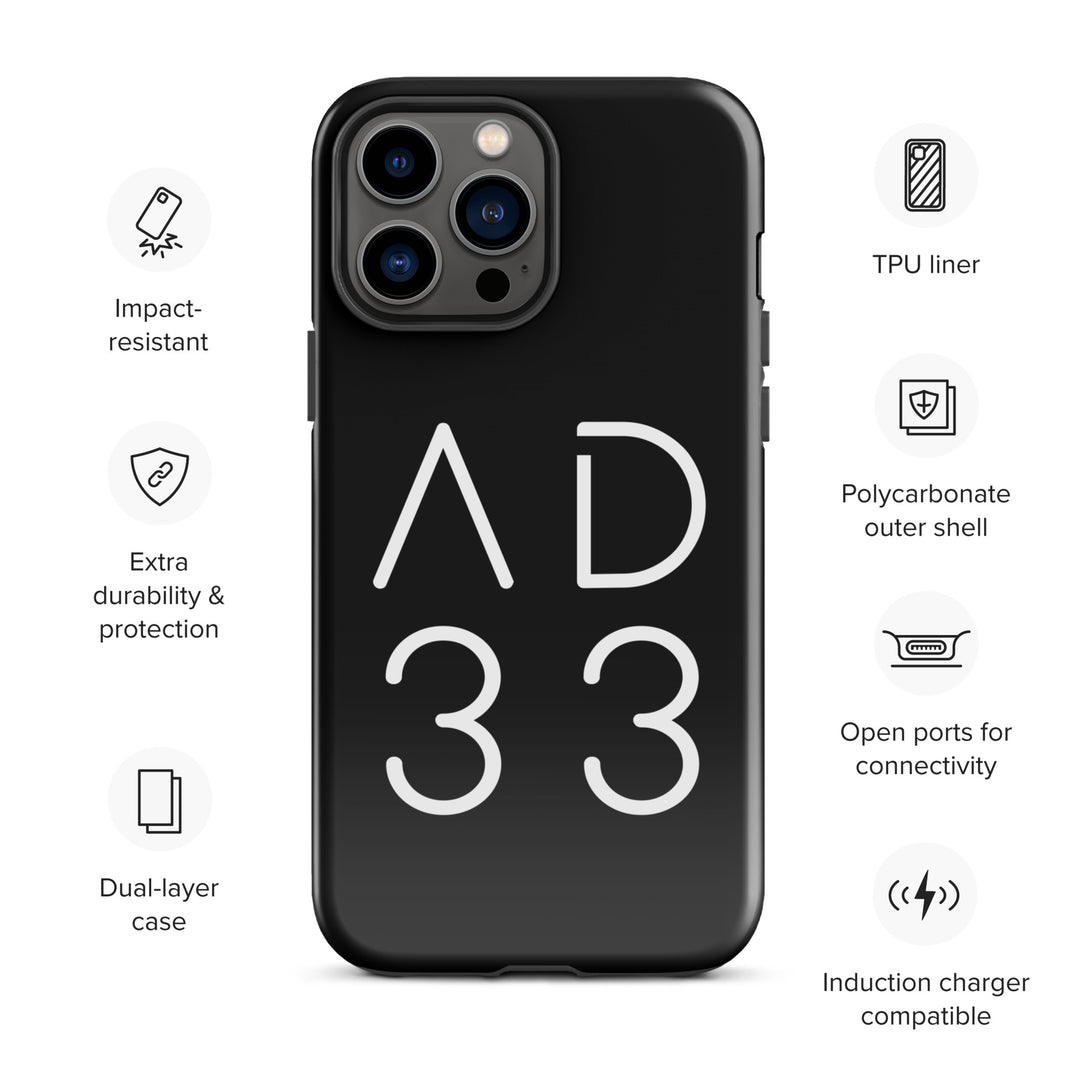 Christian Phone Case AD 33 Black for iPhone® iPhone® Phone Cases   