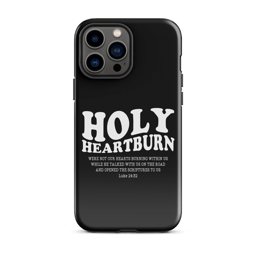 Christian Phone Case Holy Heartburn Black for iPhone® iPhone® Phone Cases Glossy iPhone 13 Pro Max 