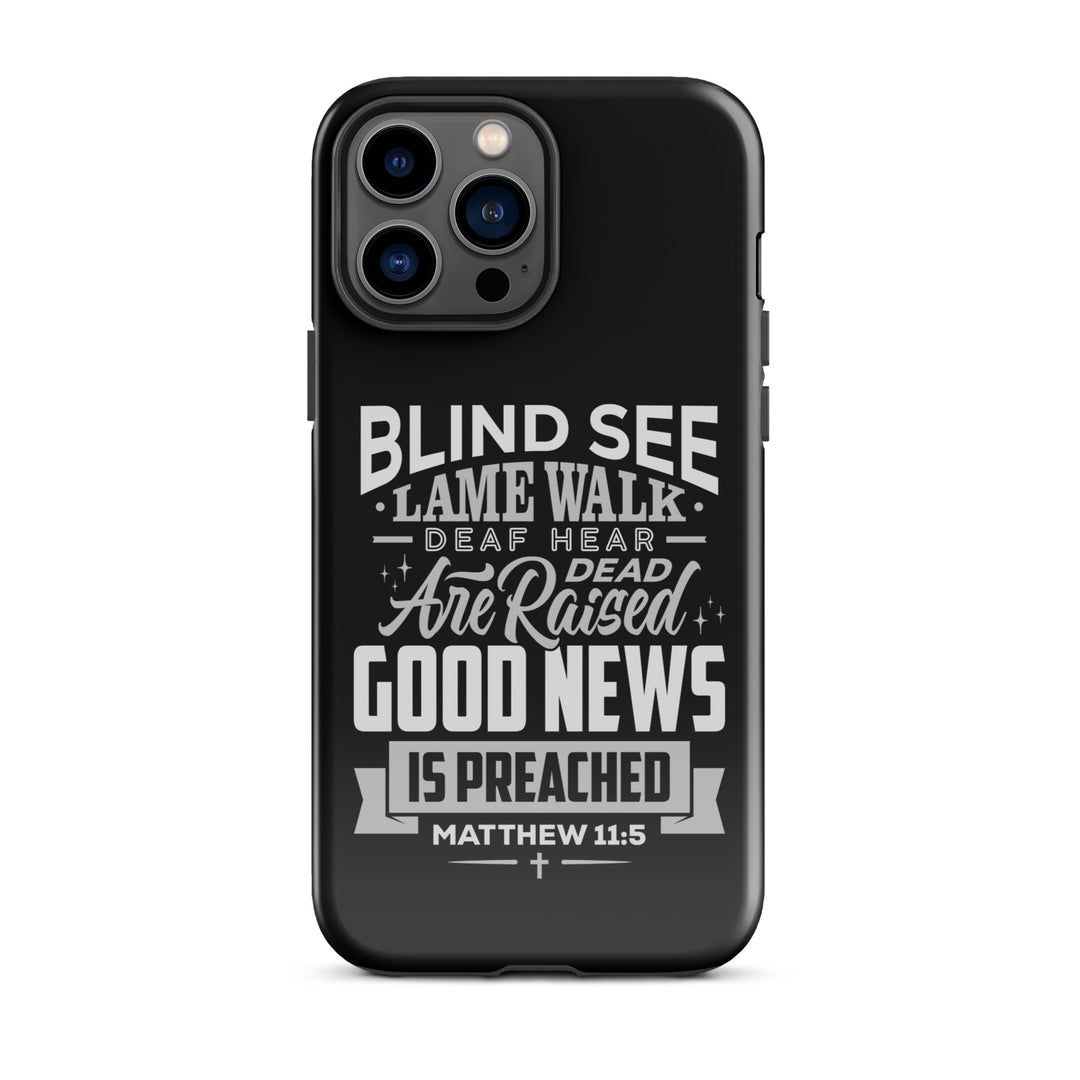 Christian Phone Case Go Tell John Black for iPhone® iPhone® Phone Cases Glossy iPhone 13 Pro Max 