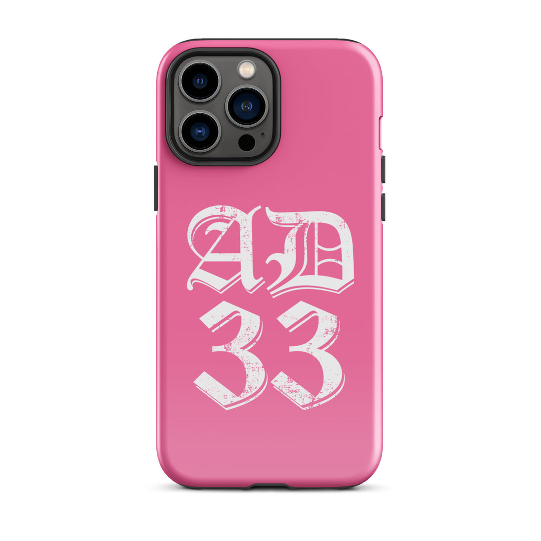 Christian Phone Case AD 33 Old English Pink for iPhone® iPhone® Phone Cases Glossy iPhone 13 Pro Max 