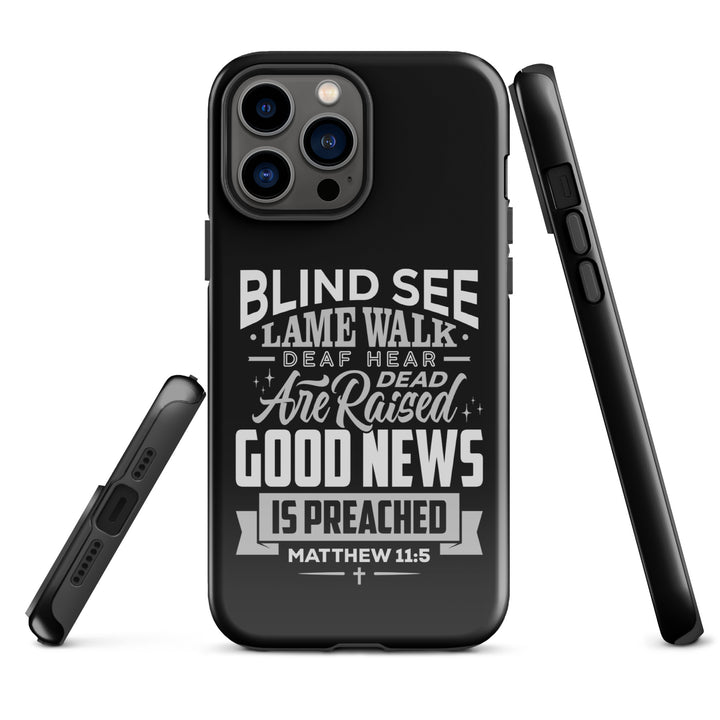 Christian Phone Case Go Tell John Black for iPhone® iPhone® Phone Cases   