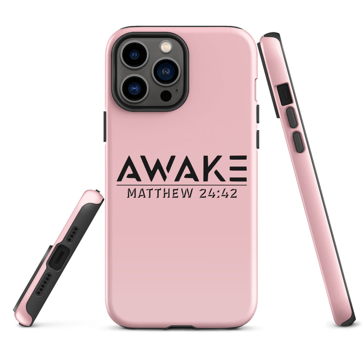 Christian Phone Case Awake Pink for iPhone® iPhone® Phone Cases   