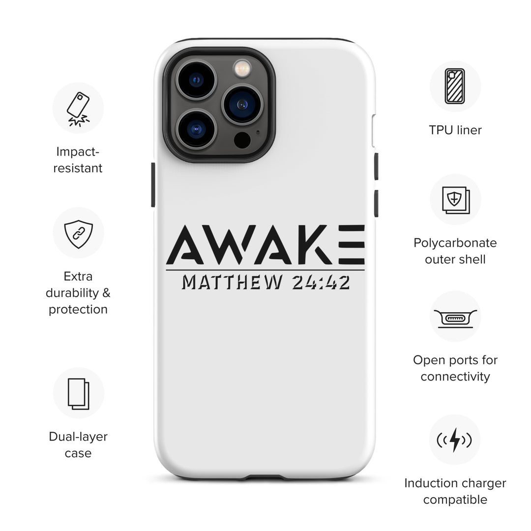 Christian Phone Case Awake White for iPhone® iPhone® Phone Cases   