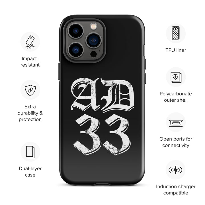 Christian Phone Case AD 33 Old English Black for iPhone® iPhone® Phone Cases   