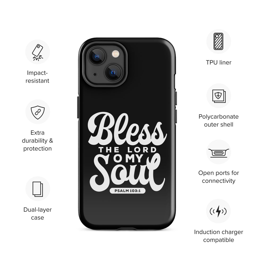 Christian Phone Case Bless The Lord Tough for iPhone® iPhone® Phone Cases   