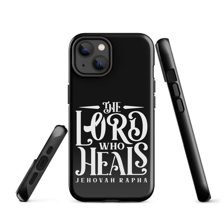 Christian Phone Case The Lord Who Heals Black for iPhone® iPhone® Phone Cases   