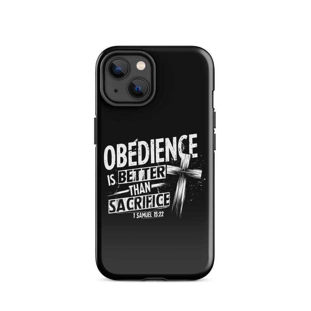 Christian Phone Case Obedience Is Better for iPhone® iPhone® Phone Cases Glossy iPhone 14 