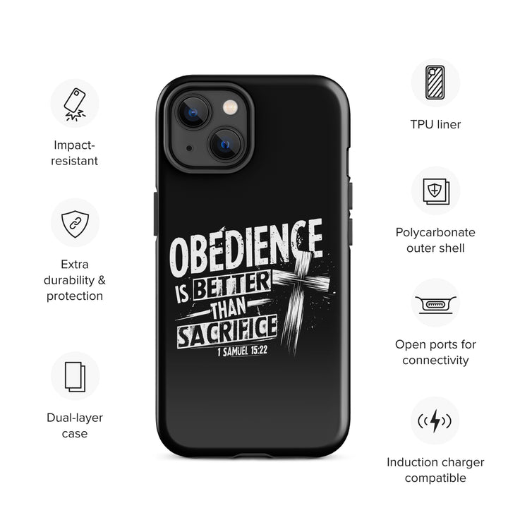 Christian Phone Case Obedience Is Better for iPhone® iPhone® Phone Cases   