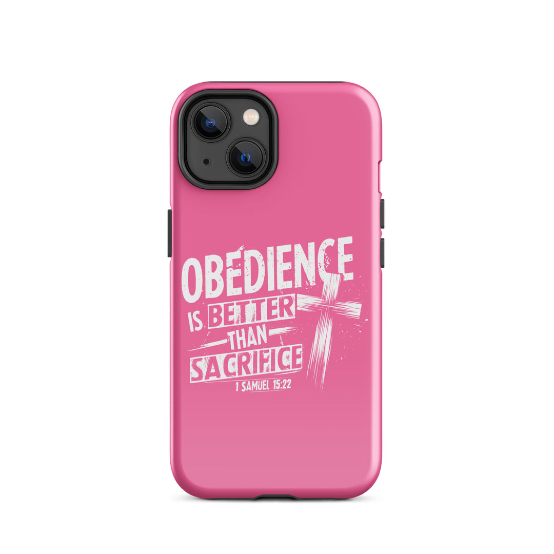 Christian Phone Case Obedience IS Better for iPhone® iPhone® Phone Cases Glossy iPhone 14 