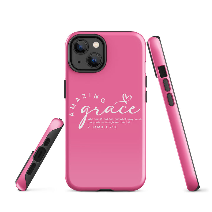 Christian Phone Case Amazing Grace Pink for iPhone® iPhone® Phone Cases   