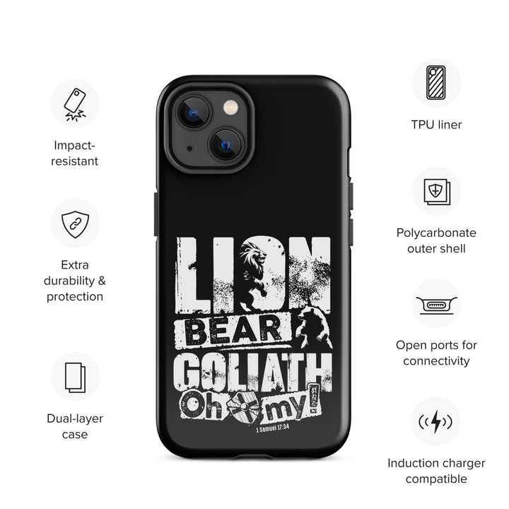 Christian Phone Case Lion Bear Goliath for iPhone® iPhone® Phone Cases   