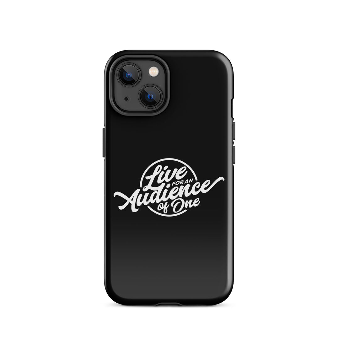 Christian Phone Case Audience of One Black for iPhone® iPhone® Phone Cases Glossy iPhone 14 