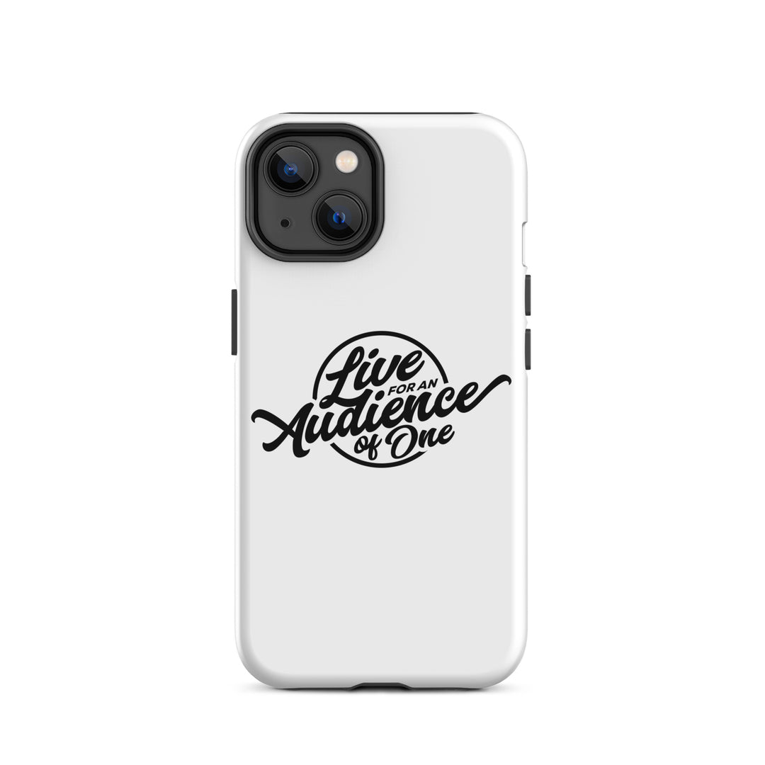 Christian Phone Case Audience of One White for iPhone® iPhone® Phone Cases Glossy iPhone 14 